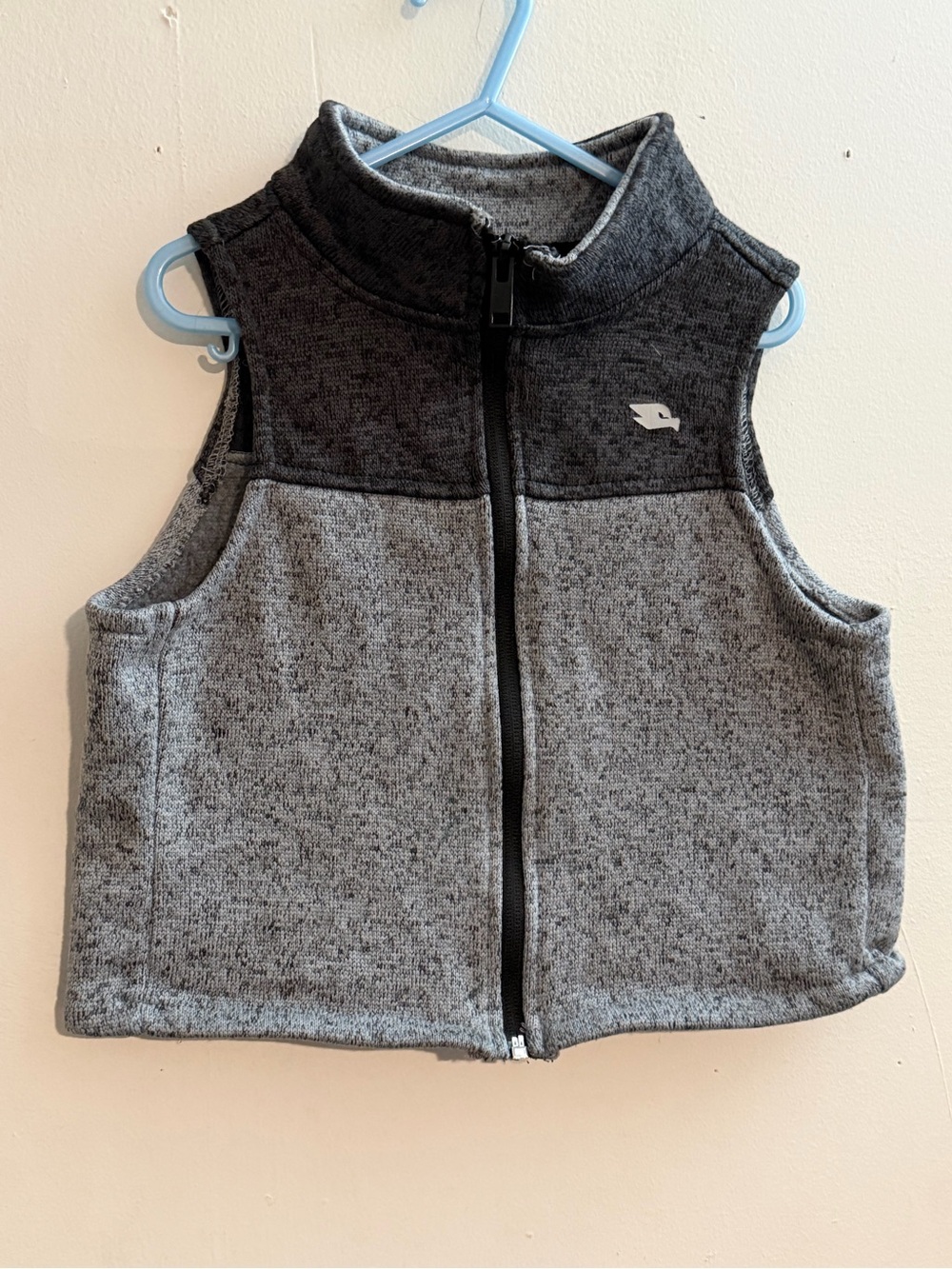 Tony Hawk HAWK Color Block Vest Boys 3T Gray/Black zipper mock neck 3T Boys